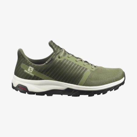 Salomon OUTBOUND PRISM GORE-TEX Wanderschuhe Herren Olivgrün [6AFO-U]